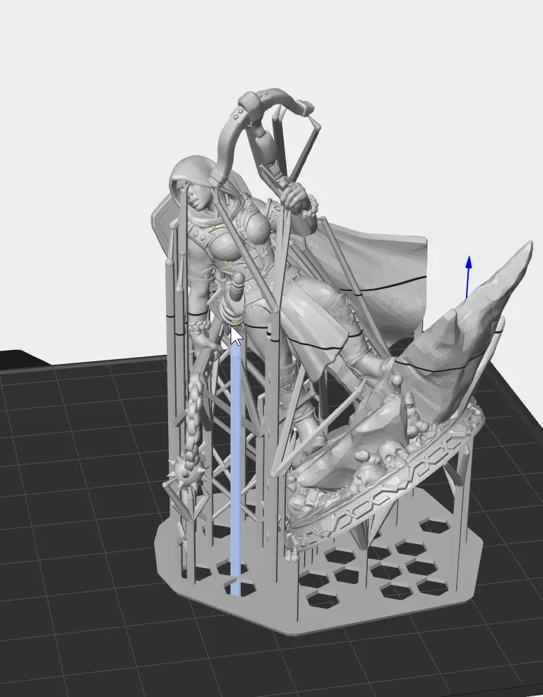 Manual support placement