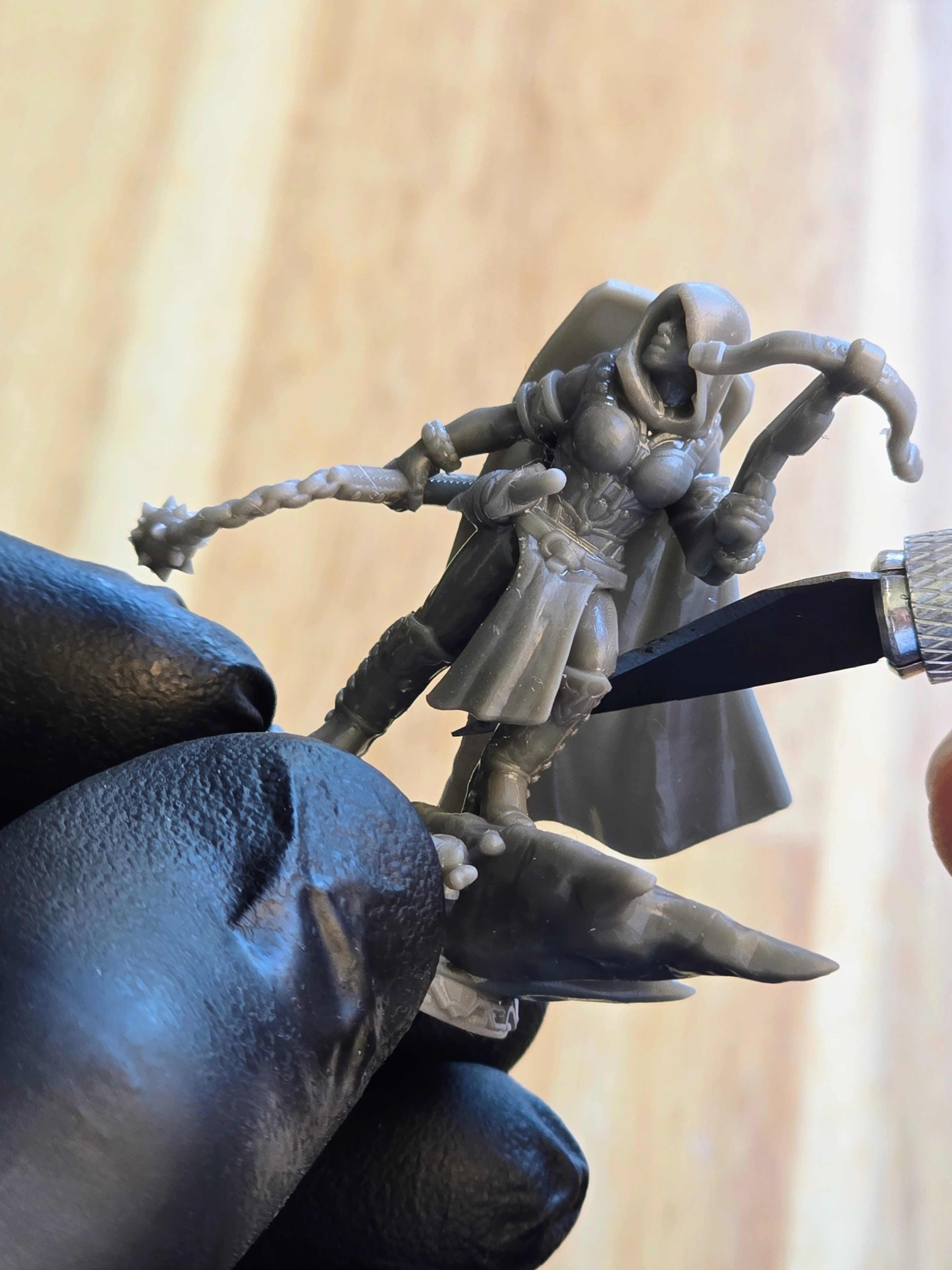 Support removal and cleanup process